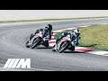 BMW S 1000 RR with ///M package – a lap with Markus Flasch and Josef Mächler.