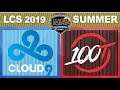 C9 vs 100   LCS 2019 Summer Split Week 7 Day 1   Cloud9 vs 100 Thieves