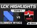 DRX vs NS Highlights Game 1 LCK Summer Season 2021 W10D2 DragonX vs Nongshim RedForce by Onivia