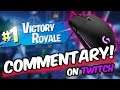 Fortnite Victory Royale with New Gaming Mouse "G-Pro"