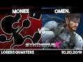 Monee (Mr. Game & Watch) vs Omen. (Snake/Roy) | Losers Quarters | Synthwave X #6