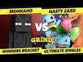 The Grind 154 - Monkaho (Steve) Vs. NASTY ZARD (Pokemon Trainer)  Smash Ultimate - SSBU