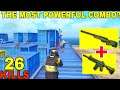 THE MOST POWERFUL GUN COMBO IN PUBG!? •(26 KILLS) • PUBG MOBILE GAMEPLAY (HINDI)