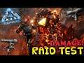 ARK:GENESIS MAGMASAUR RAID TEST - HOW MUCH DAMAGE CAN IT DO - TURRET SOAK - NEW BEST TAME!