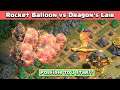 Can we 3 star by using only Rocket Balloons? Dragon's Lair Vs Rocket Balloon | Clash of Clans