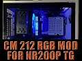 Cooler Master Hyper 212 RGB Black Edition mod to fit with NR200P TG