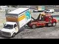 GTA 5 Real Life Mod #194 Medium Duty Tow Truck Wrecker Rear Towing A U Haul Box Truck