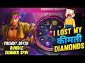 I lost My कीमती Diamonds Trendy diver bundle Summer spin- Free Fire🙂