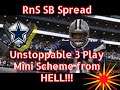 Madden 21 - RnS SB Spread - Very Easy to Run but HELL to Stop- 3 Play Unstoppable Money Mini Scheme!