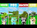 Minecraft NOOB vs PRO vs HACKER vs GOD TANK BUILD CHALLENGE in Minecraft ! AVM SHORTS Animation