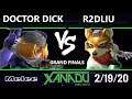 S@X 342 Grand Finals - Doctor Dick [L] (Sheik, Marth, Fox) Vs. R2DLiu (Fox) Smash Melee - SSBM