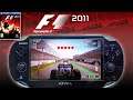 F1 2011 - PS Vita Gameplay | Tech Spon