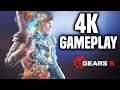 GEARS 5 4K EXCLUSIVE GAMEPLAY DIRECT FEED (Escape Co-op Full Round Xbox One X)