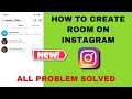 How To Create Rooms On Instagram Messenger || How To Use Rooms Features On Instagram