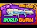 I found the SECRET ABILITY of the EFFERVESCENT Rocket Launcher "World Burn" BL2 New DLC