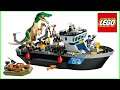 LEGO JURASSIC WORLD BOAT ESCAPE !!!