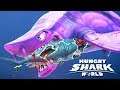 NEW DARK MAGIC SHARK vs SHARKINATOR MEGALODON (HUNGRY SHARK WORLD vs EVO)