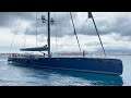 NGONI, $50,000,000 57m Royal Huisman built sailing yacht docked in Gibraltar