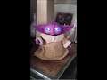 Baby Yoda Grogu Violet Color and Glowing Eyes Animation | After Effects #Shorts