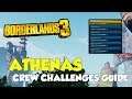 Borderlands 3 Athenas All Crew Challenges Locations (All Logs, Legendary Hunt...)