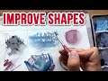Improve Your SHAPES & EDGES | Watercolor Exercise