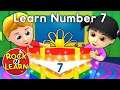 Learn About the Number 7 | Number of the Day: 7 | Learn Seven with Manipulatives | Rock 'N Learn