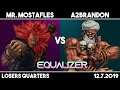 Mr. Mostafles (Akuma) vs a2brandon (Dhalsim) | SFV Losers Quarters | Equalizer 1