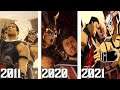 Shao Kahn Killing Kung Lao in Mortal Kombat Comparison! (2011-2021)