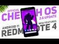 Cherish OS 2.6 Official Update For Redmi Note 4 | Android 11 | Redesign And Added New Features