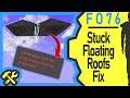 Fallout 76 - How to " Get Rid of Stuck Floating Roofs " ( It can be done with any roof )
