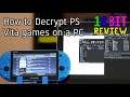 How to Decrypt PS Vita games on a PC - 16 Bit Guide