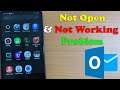 How to Fix Microsoft outlook App Not Working | Microsoft Outlook Not Opening Problem in Android