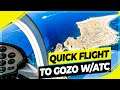 Quick Flight to Gozo w/ATC (4K)