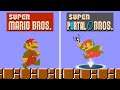 Super Mario Bros (1985) Mario vs Portal Mario | Mario with Portal Gun!