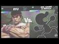Super Smash Bros Ultimate Amiibo Fights  – 1pm Poll  Ryu vs Mr Game&Watch