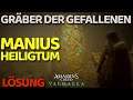 Assassins Creed Valhalla Manius Heiligtum Lösung Gräber der Gefallenen Trophy Grabkenner deutsch AC