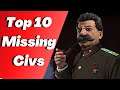 (Civ 6) Top 10 Civs MISSING From Civ 6