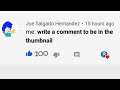 Comments with most like will be on the thumbnail.