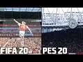 FIFA 20 vs PES 2020: Stadiums (Emirates, Old Trafford, San Siro, etc)