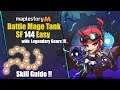 Maplestory m - Battle Mage Tank Sf144 with Skill Guide included