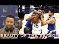 📺 Stephen Curry on “the beauty of the season”: “no playbook for this…figuring it out on the fly”