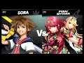 Super Smash Bros Ultimate Amiibo Fights – Sora & Co #233 Sora vs Pyra