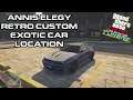 How to Find Exotic Export Vehicle in GTA Online- Annis Elegy Retro Custom Location