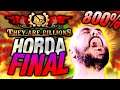 ¡INCREÍBLE HORDA FINAL! 800% - MAX. DIF #FINAL | THEY ARE BILLIONS | GAMEPLAY ESPAÑOL