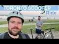 Toronto Scooter Ride - Sherbourne St to Cherry Beach (Aug 2021) [ASMR]