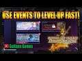 Use Events to level Up Fast! SAO Alicization Rising Steel
