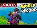 34 KILLS "WORLD RECORD" Solo vs Squads | Call of Duty Mobile Battle Royale