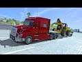 American Truck Simulator | Volvo Sleeper Hauling Cat 555D | 16,000 Pounds