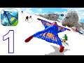 Base Jump Wing Suit Flying - Gameplay Part 1 All Levels 1-3 (Android, iOS)