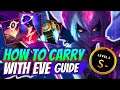 BEST JUNGLER TO SOLO CARRY | S+ Eve Jungle Carry guide | Full Evelynn Gameplay Commentary Guide